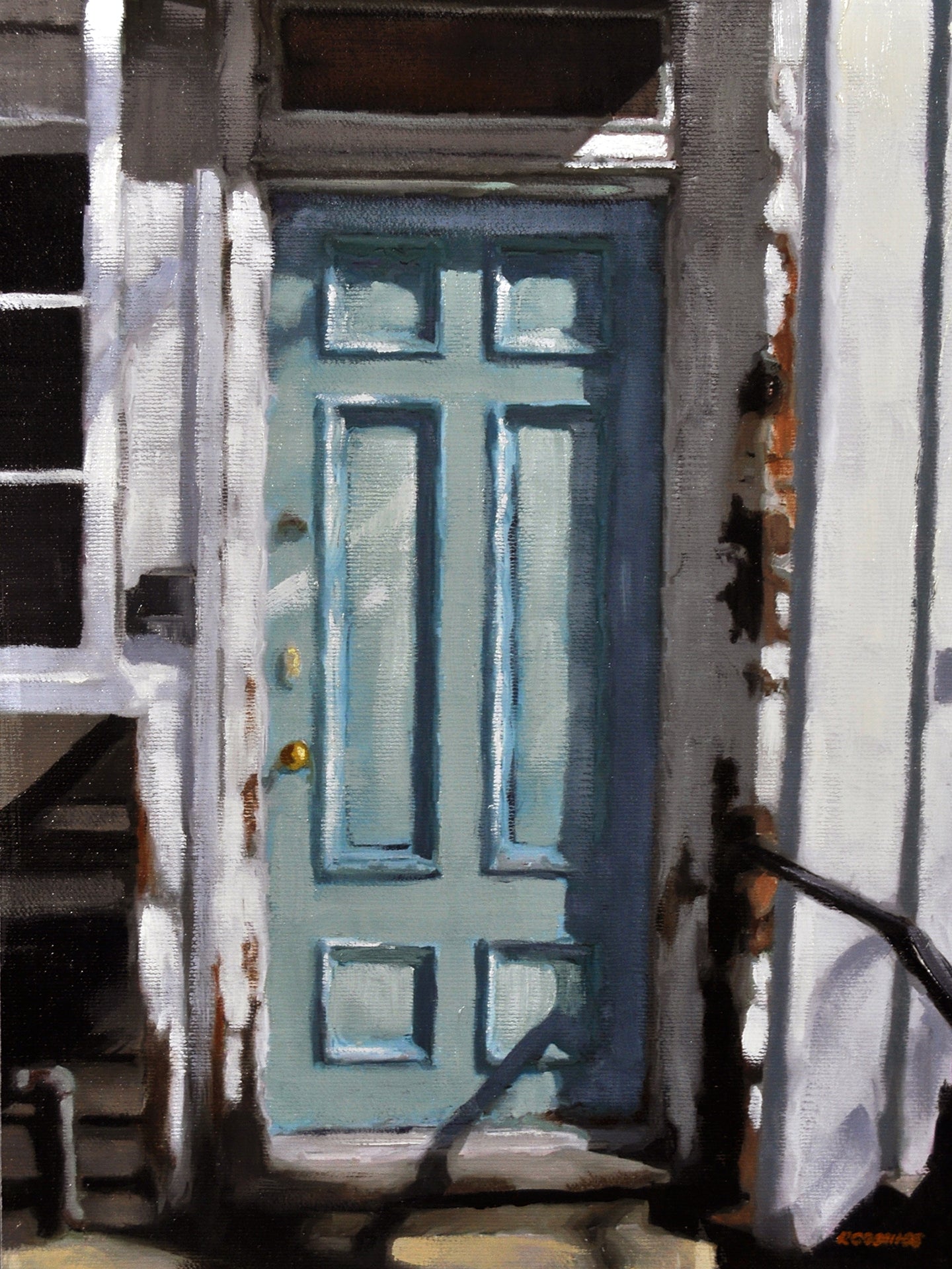 Green Door Giclée Print